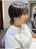 ショートウルフカットネオウルフカット顔まわりレイヤーカット