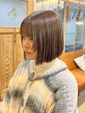 ネオリーブカップ 町田店(Neolive capu) ミニボブ×顔まわりレイヤー【町田/韓国風/ボブ/顔まわりカット