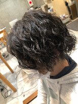 エヌアンドエー 草加店(N&A)&nbsp;メンズカット#10 波巻きスパイラルパーマ/黒髪