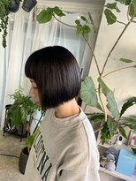 ノリト(norito)&nbsp;モスグリーン×ラインボブ