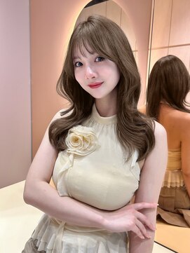 グロー 大宮(GLROW) 韓国　レイヤーカット　くびれ巻き　イノアカラー　haruhi