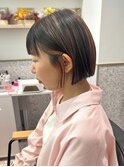 プツッとストレートボブ