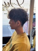 緩め波巻きパーマ
