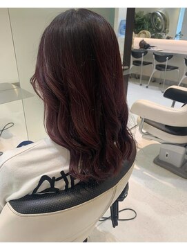 イメージア 町田店(IMAGE A) 暗めマゼンタカラー@30代40代50代60代