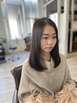 クッキー ヘアーアンドメイク(COOKIE Hair&Make) 【COOKIE】艶ストレート×レイヤー