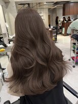 サイン 表参道(SIGN)&nbsp;韓国ヘアーハッシュカットレイヤーカットグレージュブリーチ無し