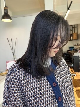 スキル 水戸(SKILL) ニュアンスカラー/アッシュブラック/トリートメントストレート