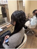 ハーフアップだんご