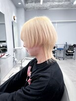 ポプルス(popls)&nbsp;ウルフカット/ボブウルフ/ハイトーンウルフ/ホワイトブロンド