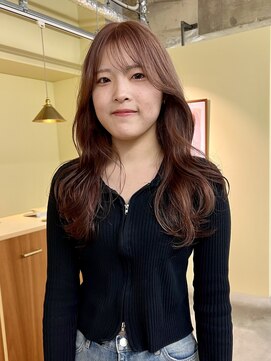 ロジェ(loje) 透明感カラー/レイヤースタイル/チェリーブラウン