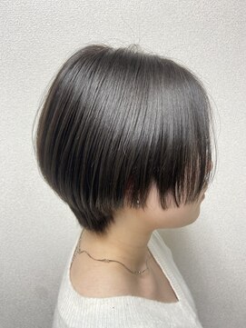 ビードロネイ 武蔵境店(vi-dro nei) 2wayツーブロックハンサムショート×オリーブグレージュ