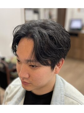 ケースタイルヘアスタジオ  虎ノ門店(K-STYLE HAIR STUDIO) <理容室>ナチュラルセンターパート