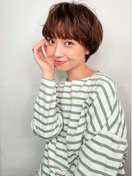 カバーヘア ブリス 志木南口駅前店(COVER HAIR bliss) 小顔ゆるふわひし形マッシュウルフショートp1志木20代30代40代