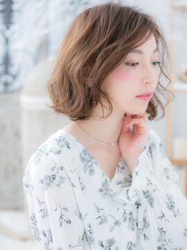 モッズヘア 越谷(mod's hair) 細めハイライト乾かすだけ抜け感小顔ボブディc7越谷20代30代40代