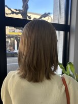 ソル(sol.)&nbsp;ブリーチ１回のミルクティベージュ