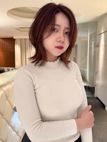 ヤヨイブレインズフェアリー(YAYOI BRAINS fairy)&nbsp;赤みブラウン×レイヤーボブ