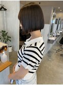 ◎大人上品ボブ暗めカラー×透明感グレージュ◎20代30代