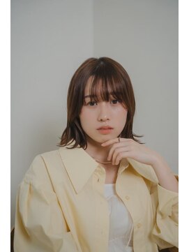 透明感と柔らか外ハネボブ