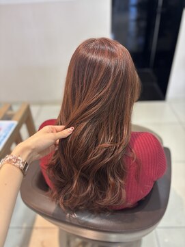  初カラーにおすすめ！やわらか透明感ブラウンカラー