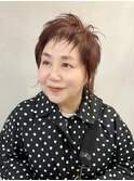 【content yumi 】たっぷりレイヤーショート