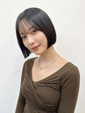 アーダーヘアサロン 森田店(ADER HAIR SALON) 似合わせ切りっぱなしショートボブ