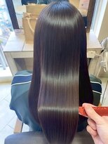 ヘアリゾート粋 ティガ 池袋店(tiga)&nbsp;艶髪/ロング/ストレート/髪質改善/グレージュ