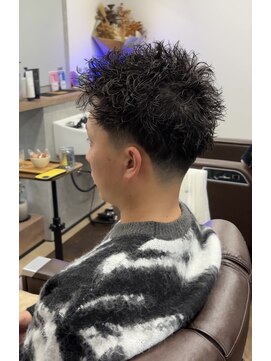 バタクラン(BATACLAN) ピンパーマ#メンズ#メンズカット#眉毛#パーマ#メンズサロン