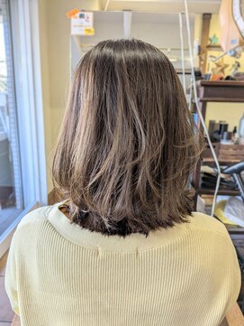 フリックフラック 西台店(Flic Flac) ミディアムレイヤー×マットベージュ【西台/高島平/蓮根】