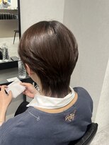 リード 渋谷店(REEED) 【琉星:縮毛矯正】シースルーマッシュ×ウルフ