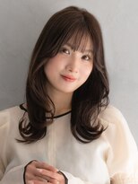 アース 一宮店(HAIR & MAKE EARTH) 20代30代◎冬の暗めカラー×くびれレイヤーカットで小顔美人