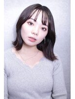 リメル 奥沢自由が丘店(Remel) ミディアムレイヤー/顔周りレイヤー/韓国風/ワンカール/自由が丘