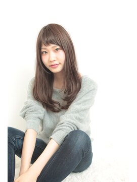 エイミーバイアフロート(amie  by afloat) アッシュ系カラーのストレート