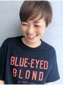 #レディースショートヘア#アッシュカラー#熊本