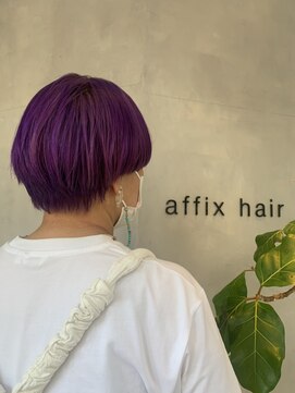 アフィックスヘア 新小岩(affix hair) マッシュショートに夢中