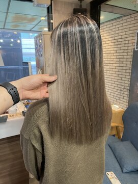 ラフ(LAFF) #黒髪#ボブルフ#ネビージュ#小顔#ワンレン