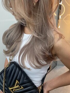 ラキングキョウト(LA KING KYOTO) 20代30代エアタッチバレイヤージュ/レイヤー/大人色気ハイライト