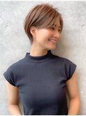 前髪長め大人ショート20代30代40代【AIN.表参道】川原大地