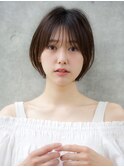 前髪あり大人ショートボブ20代30代40代【AIN.表参道】川原大地