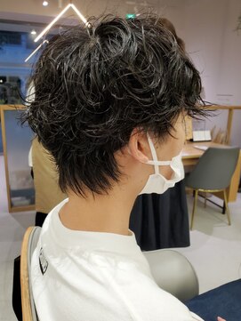 ルッカヨドヤバシ(RUCCA yodoyabashi) BTSテテ風 メンズパーマ