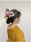 【BelleCoupes】着物ヘア 着付けアレンジ  生花 大阪天王寺