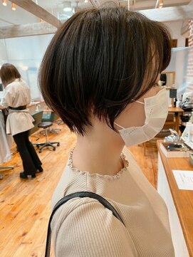 ロウバイレボ 柏(lou by revo) イメチェン/レッドブラウン/大人ミディ/フルバング/ショートボブ