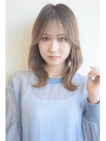 ハッシュタグ(HashTAG)&nbsp;ミディアムレイヤー/ベージュ/外ハネ