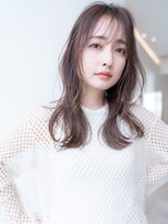 ハバナ 渋谷(HAVANA)&nbsp;20代30代大人可愛い斜めバンググレージュカラー/レイヤーカット