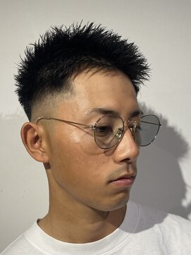 ザ オーダー(THE ORDER) スパイキーショートフェードカットツイストスパイラルパーマ