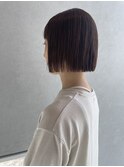 切りっぱなしボブ