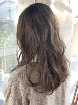 アンドレイ 表参道(andrey)&nbsp;[ANDREY]グレーベージュ/レイヤーロング/前髪パーマ黒髪カタログ