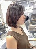 大人かわいい/白髪ぼかしハイライト/30代40代50代