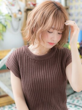 カバーヘアアンドスパ ブリス 浦和(COVER HAIR&SPA bliss) ★カーキベージュイメチェンゆるふわ金髪ボブ20代30代40代★10
