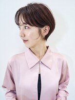 ピークアブー アヴェダ アトレ恵比寿(PEEK-A-BOO AVEDA) 大人くびれショート前髪ありマッシュショート暖色系カラー
