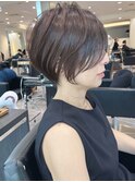 前下がりショート/絶壁解消/小顔効果/30代/40代【橋本】